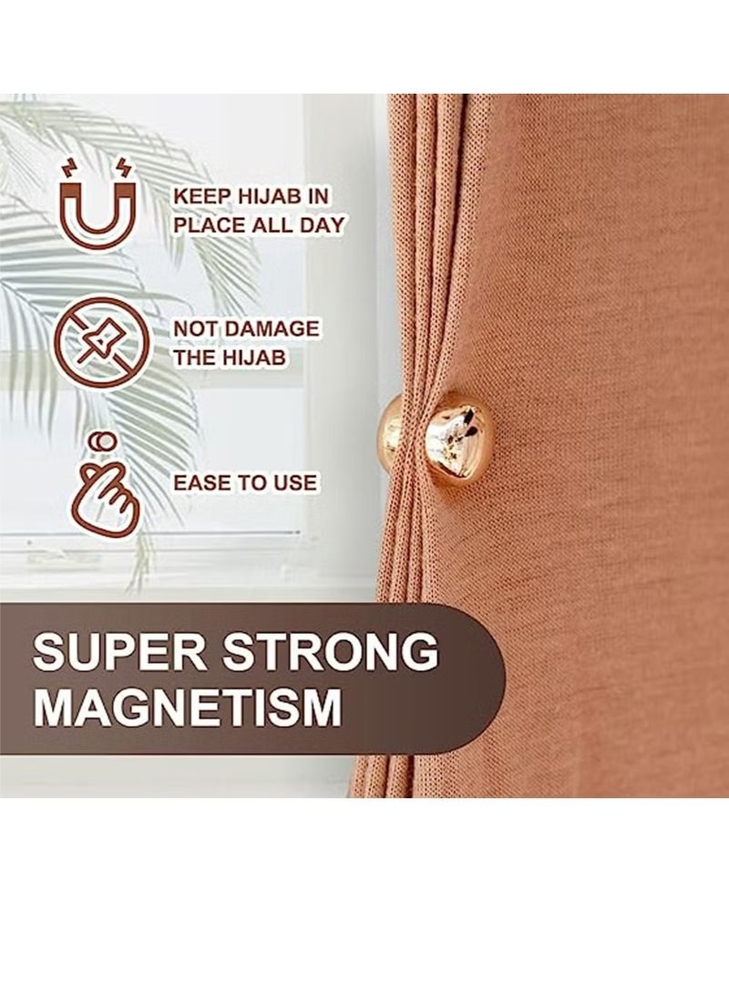 FOLAI Hijab Magnetic Pins, Premium Strong Magnetic Hijab Pins for Women, No Snag Multi Use Colorful Scarf Small Magnetic Hijab Magnets - Image 3
